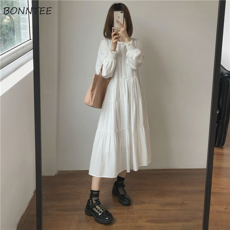 Long Sleeve Dress Women Vintage French Style Lovely Elegant Patchwork Empire A line Vestidos All match Autumn College Cozy Ins 220721, White
Long Sleeve Dress Women Vintage French Style Lovely Elegant Patchwork Empire A line Vestidos All match Autumn College Cozy Ins 220721, White