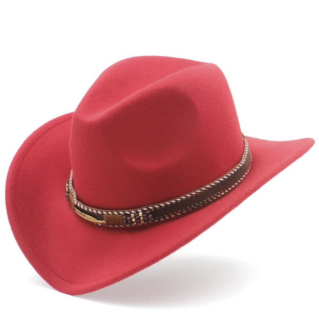 Western Style Junior Children Boys Girls Cowboy Hat Party Birthday Halloween Masquerade Cap
