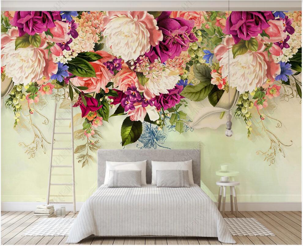 custom photo mural 3d blue wallpaper on the wall European retro flowers American flowers home decor living room 3D wall murals wallpapers for walls in rolls, Non-woven wallpaper
custom photo mural 3d blue wallpaper on the wall European retro flowers American flowers home decor living room 3D wall murals wallpapers for walls in rolls, Non-woven wallpaper