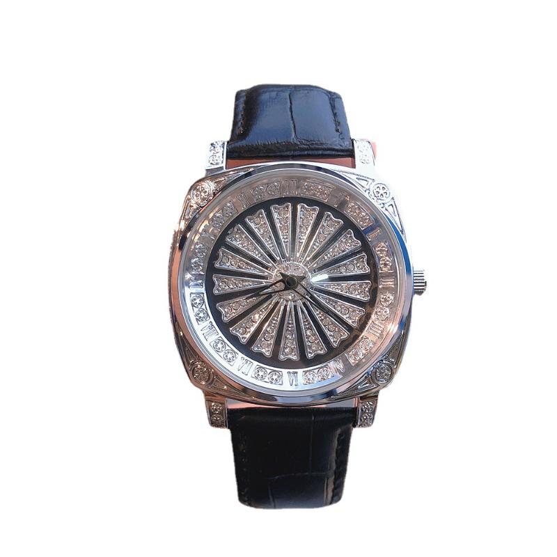Wristwatches Rotating Dial Men Women Watch Luxury Unisex Quartz Montre Business Man Wristwatch Leather Lady Clock Reloj MujerWristwatches Wr
Wristwatches Rotating Dial Men Women Watch Luxury Unisex Quartz Montre Business Man Wristwatch Leather Lady Clock Reloj MujerWristwatches Wr