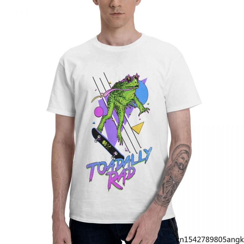 Men's T-Shirts Toadally Rad Fun Frog Skateboard Jumping Pattern Round Neck Male T-Shirt Short Sleeve Oversized Novelty Tops Summer
Men's T-Shirts Toadally Rad Fun Frog Skateboard Jumping Pattern Round Neck Male T-Shirt Short Sleeve Oversized Novelty Tops Summer