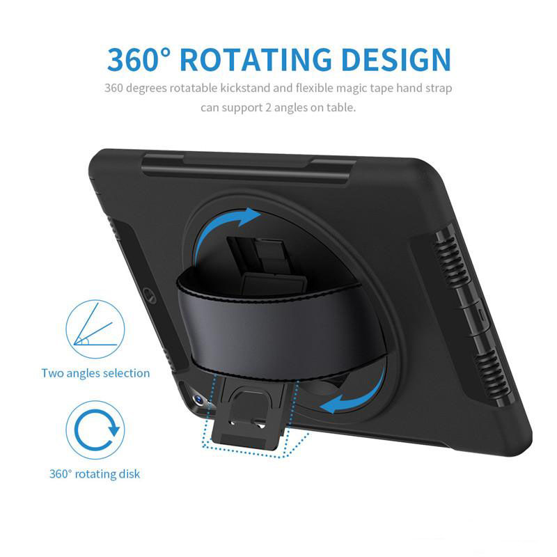 3 in 1 Hybrid Robot Defender Heavy Duty Shockproof Tablet PC Case For Ipad 10.2 8th mini 4 5 IpadPro 10.5 Air 2 Ipad9.7 Pro 11 back cover With wrist s