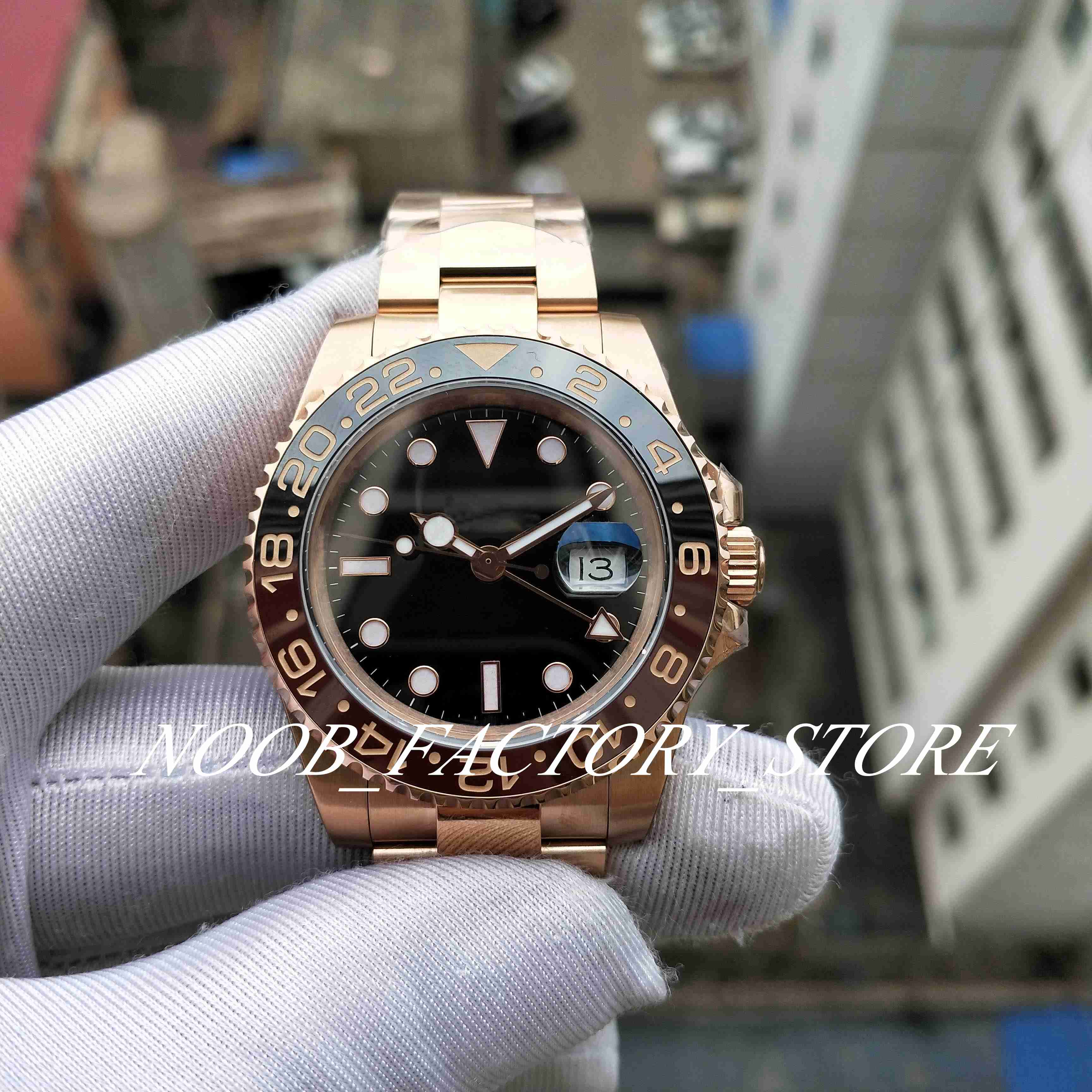 Basel world Watch Super BPF Factory Model 2813 Automatic Movement Cerachrom Black Brown bezel 40mm Rose Gold Men Watches Luminous Sapphire Glass Gift Box, 01
Basel world Watch Super BPF Factory Model 2813 Automatic Movement Cerachrom Black Brown bezel 40mm Rose Gold Men Watches Luminous Sapphire Glass Gift Box, 01