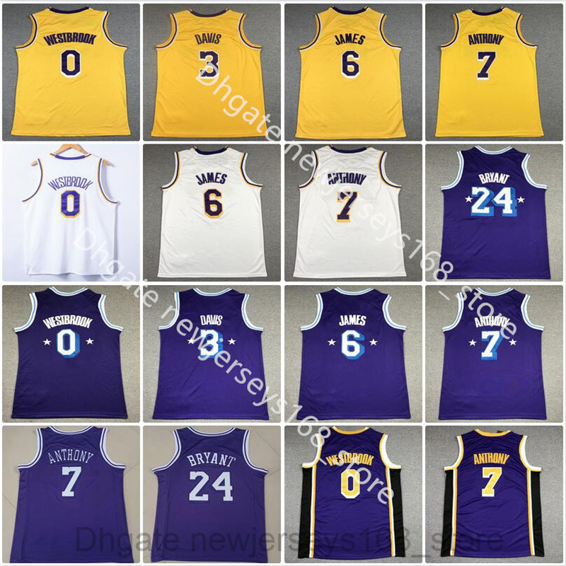 Los Angeles''Lakers''Men 75th 2022 Purple Basketball James Russell 0 Westbrook Carmelo 7 Anthony 3 Davis Jersey Stitched, As picture
Los Angeles''Lakers''Men 75th 2022 Purple Basketball James Russell 0 Westbrook Carmelo 7 Anthony 3 Davis Jersey Stitched, As picture