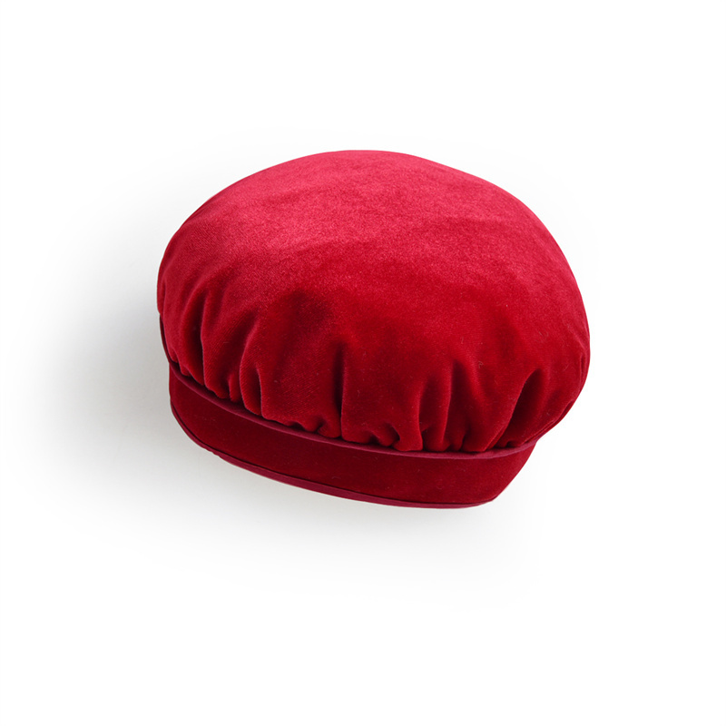 born Clothes Suit Baby Boy Clothing Sets for Birthday Wedding Party Children Withe Blouse Velvet Pants 3Pcs Outfits With Hats 220326