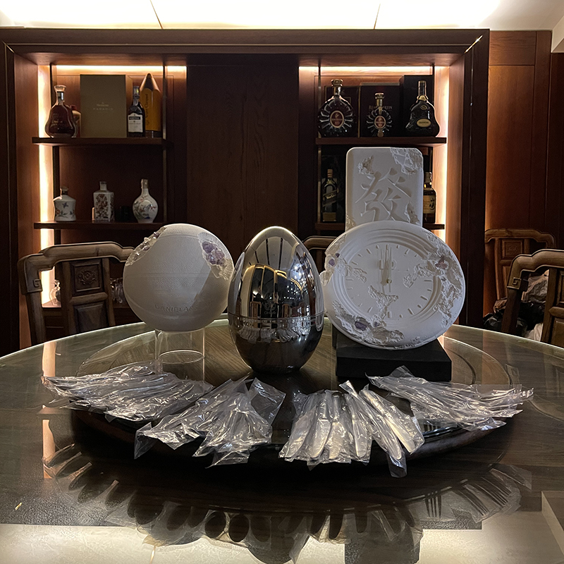 Home Furnishings Artistic Decorative Objects Future Relic Eroded Basketball Figurines Hypebeast Plaster Basketball Corroded By Crystal Handicraft Supp