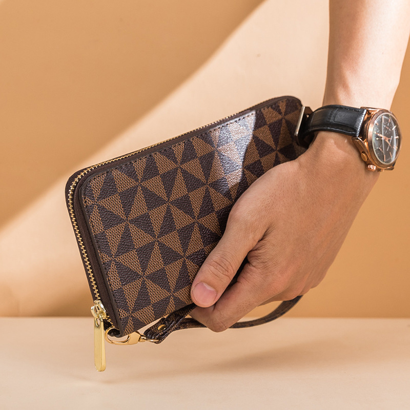 Luxury Ladies Long Wallet Brand Double Zipper Clutch Large Print Fashion Wristband Wallet Phone Card Holder Ladies Wallet, Coffee
Luxury Ladies Long Wallet Brand Double Zipper Clutch Large Print Fashion Wristband Wallet Phone Card Holder Ladies Wallet, Coffee