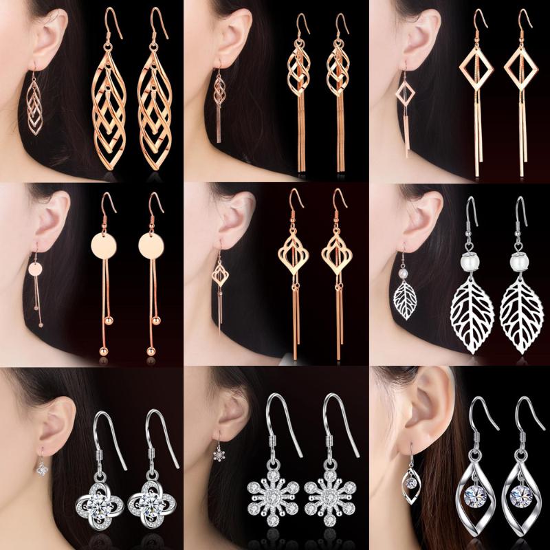 Dangle & Chandelier Wholesale S925 Sterling Silver Jewelry High Quality Women Cubic Zirconia Pearl Trendy Long Tassel Flower EarringsDangle
Dangle & Chandelier Wholesale S925 Sterling Silver Jewelry High Quality Women Cubic Zirconia Pearl Trendy Long Tassel Flower EarringsDangle