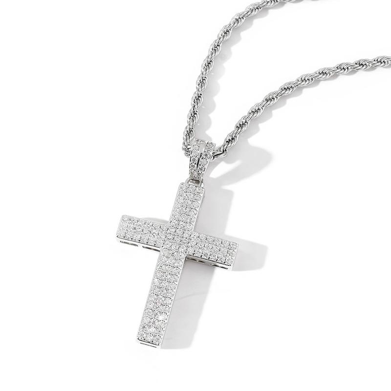 Pendant Necklaces Hip Hop Claw Setting 3 Rows CZ Stone Bling Iced Out Cross Pendants Necklace For Men Rapper Jewelry Drop
Pendant Necklaces Hip Hop Claw Setting 3 Rows CZ Stone Bling Iced Out Cross Pendants Necklace For Men Rapper Jewelry Drop