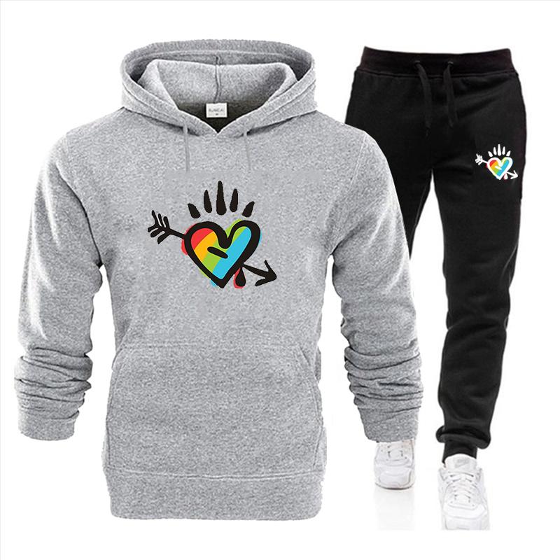 Men' Tracksuits Fashion Men Outdoor Sport Suits Autumn Winter Fleece Printed Hoodie+ Sweatpants Casual Long Sleeve Pullover Tracksuit, Hoodies
Men' Tracksuits Fashion Men Outdoor Sport Suits Autumn Winter Fleece Printed Hoodie+ Sweatpants Casual Long Sleeve Pullover Tracksuit, Hoodies