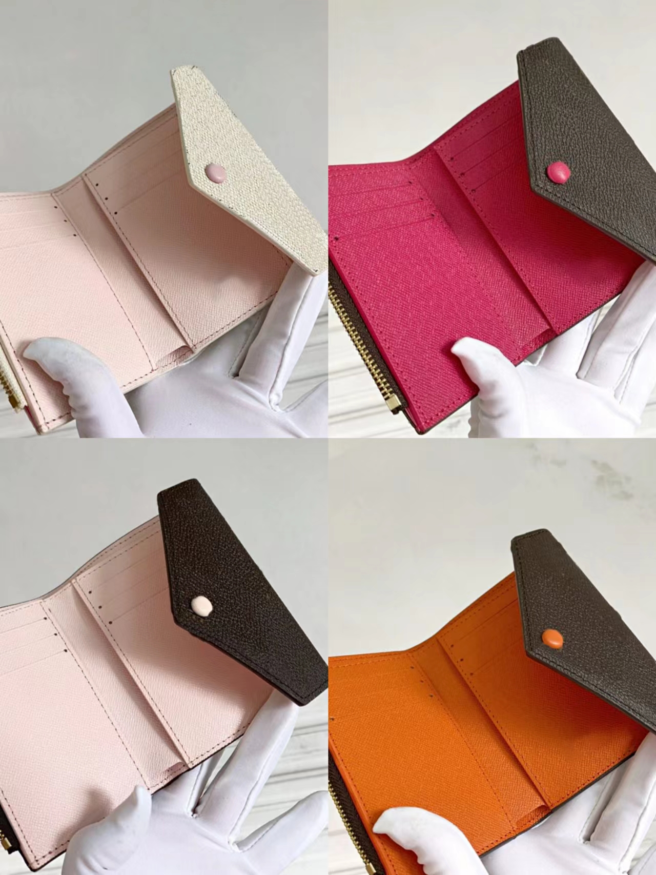 Fashion Designer wallets classic high-quality women credit card holder bags fashion a variety of styles and colors available wholesale short Leather wallet Purse
Fashion Designer wallets classic high-quality women credit card holder bags fashion a variety of styles and colors available wholesale short Leather wallet Purse