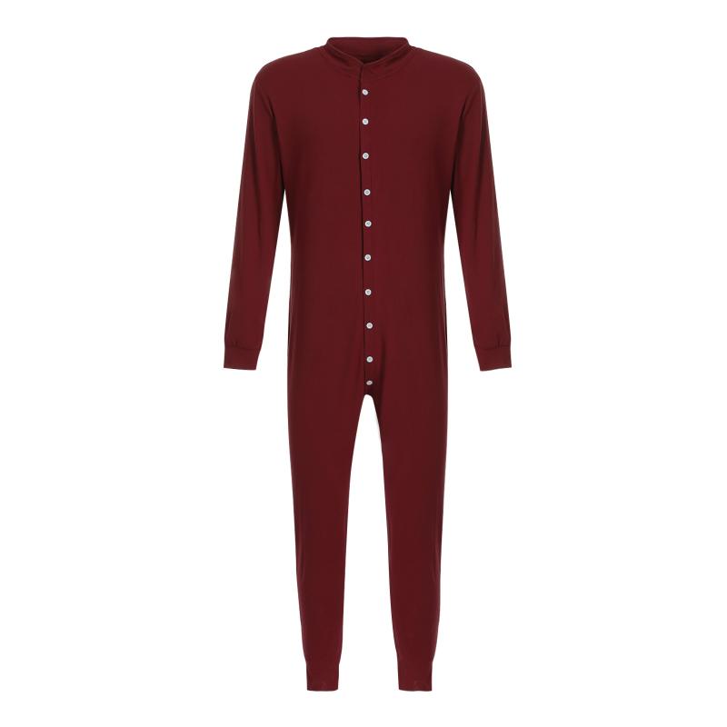 Men' Tracksuits Male Autumn Long Leisure Wear Men Style Solid Color Round Collar Sleeve Single-breasted Jumpsuit Home Clothes, Black
Men' Tracksuits Male Autumn Long Leisure Wear Men Style Solid Color Round Collar Sleeve Single-breasted Jumpsuit Home Clothes, Black