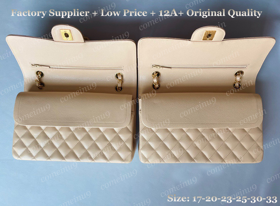 Original Quality Women's Lambskin Bags Caviar quilted double flap chain shoulder Bag Medium Crossbody Purse Designers Handbag 30cm with box dust bag, Contact us
Original Quality Women's Lambskin Bags Caviar quilted double flap chain shoulder Bag Medium Crossbody Purse Designers Handbag 30cm with box dust bag, Contact us