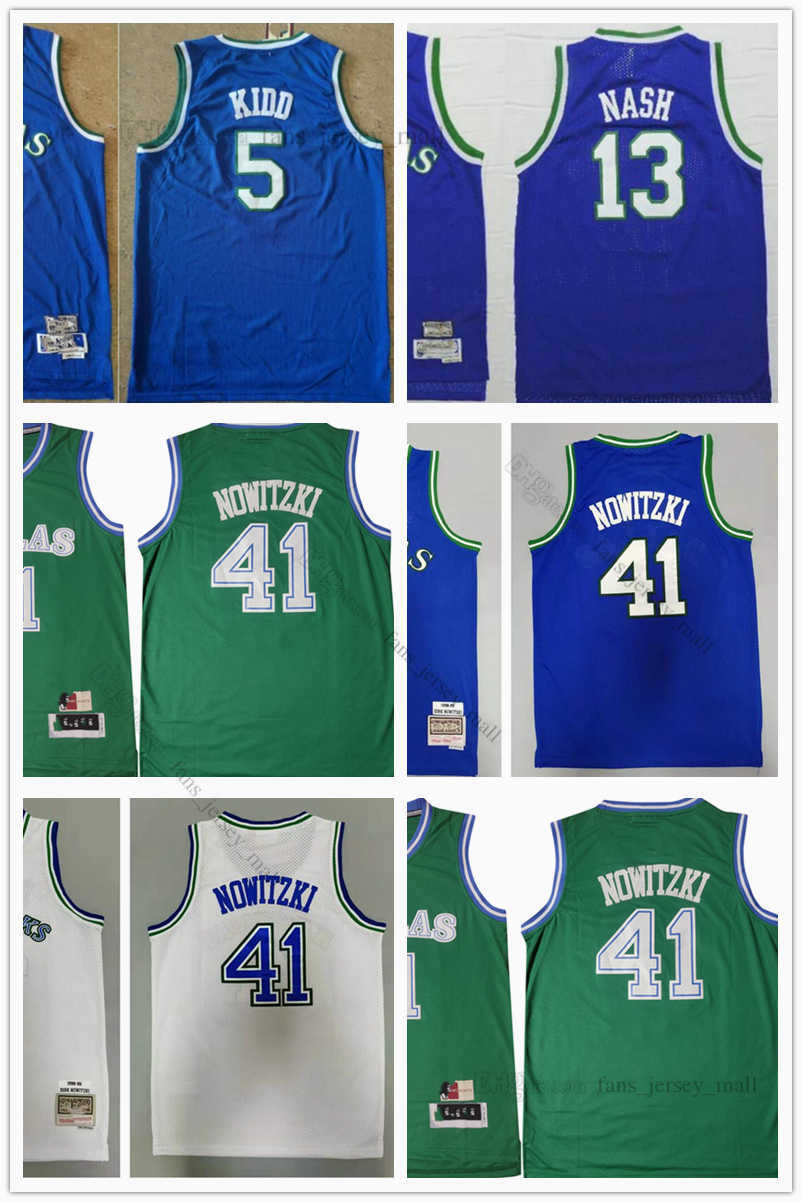 Retro Mitchell Ness Jersey Basketball Dirk 41 Nowitzki Jason 5 Kidd Jerseys 13 Steve Nash Stitched White Blue Black 1998-99, Same as picture
Retro Mitchell Ness Jersey Basketball Dirk 41 Nowitzki Jason 5 Kidd Jerseys 13 Steve Nash Stitched White Blue Black 1998-99, Same as picture