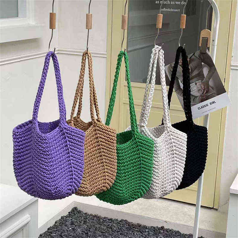 Heat leather hollowed out large capacity knitted bag mesh simple leisure One Shoulder Tote Bag Wool Women's Purses, White
Heat leather hollowed out large capacity knitted bag mesh simple leisure One Shoulder Tote Bag Wool Women's Purses, White