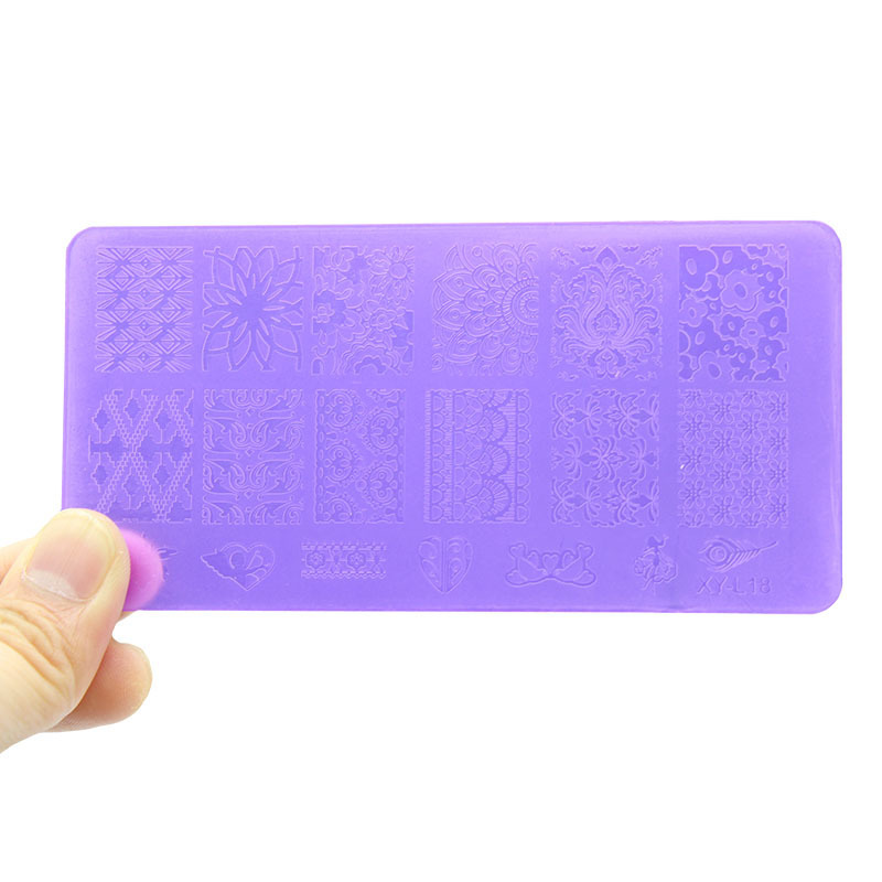 32pcs Nail Stamping Plates DIY Image Plastic Nail Art Manicure Templates for Nail Decorations Art Manicure