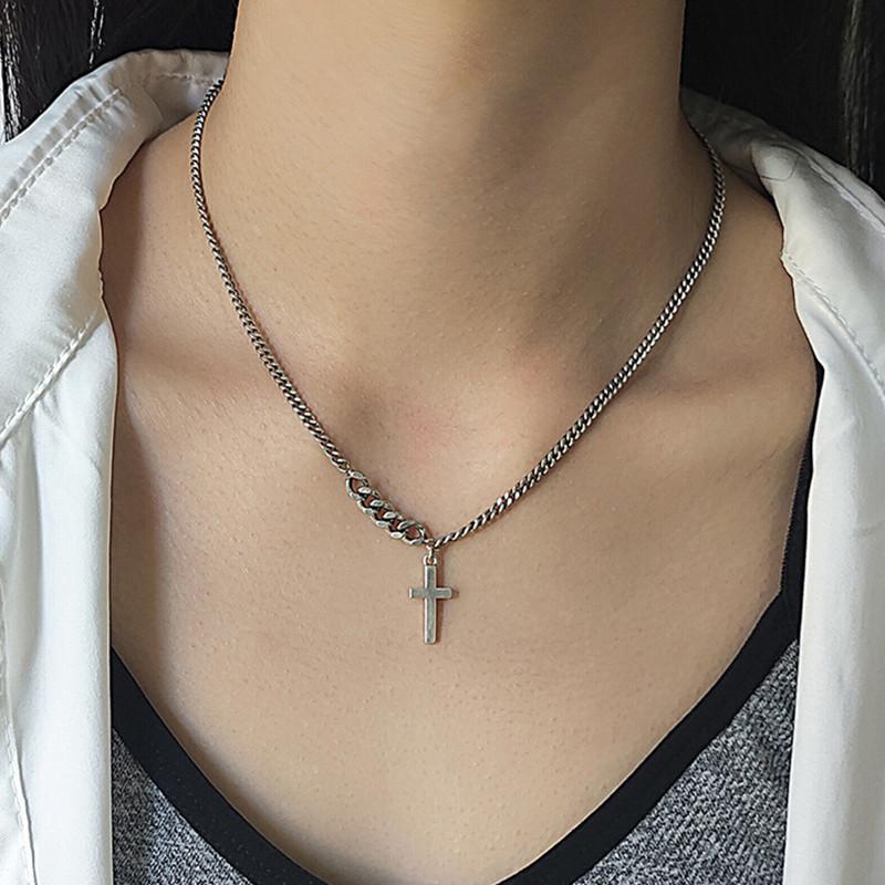 Pendant Necklaces Arrival Lady Cross Necklace For Women Jewelry Trendy Silver Plated Girl Chain Clavicle Female Birthday Gift
Pendant Necklaces Arrival Lady Cross Necklace For Women Jewelry Trendy Silver Plated Girl Chain Clavicle Female Birthday Gift