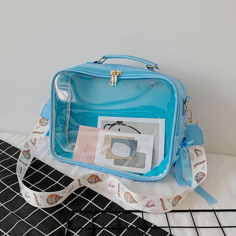 Evening Bags Japanese Large Capacity School Bag Transparent Crossbody Shoulder Summer Women Backpack 01-SB-rmdlrx
Evening Bags Japanese Large Capacity School Bag Transparent Crossbody Shoulder Summer Women Backpack 01-SB-rmdlrx