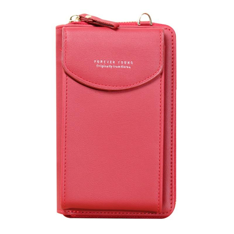 Evening Bags Women Wallet Shoulder Mini Leather Straps Mobile Phone Big Card Holders Handbag Money Pockets Small Bagsevening