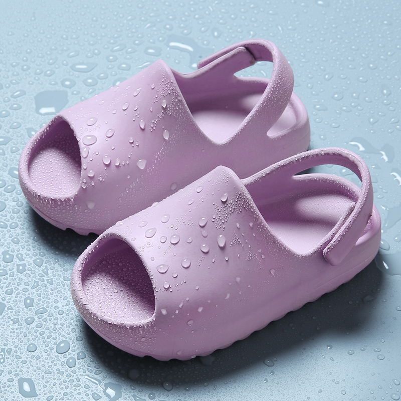 YISHEN Baby Toddler Kids SlipOn Fashion Sandals Boys Girls Beach Summer Slides Bone Resin Children Lightweight Water Shoes 220617