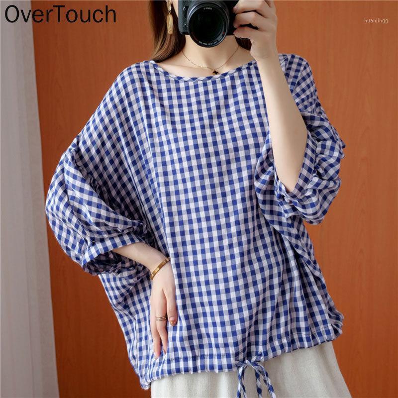Women's Blouses & Shirts 2022 Plus Size Women T-Shirt Style Ladies Linen Plaid Print Tee Shirt Slim Vintage Bat Fashion Summer Oversize Tops, Ben-1288
Women's Blouses & Shirts 2022 Plus Size Women T-Shirt Style Ladies Linen Plaid Print Tee Shirt Slim Vintage Bat Fashion Summer Oversize Tops, Ben-1288