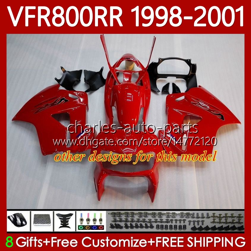 Bodywork For HONDA VFR800RR Interceptor VFR 800RR 800 CC RR Repsol Silvery 98-01 Body 128No.7 800CC VFR-800 VFR800 RR 98 99 00 01 VFR800R 1998 1999 20