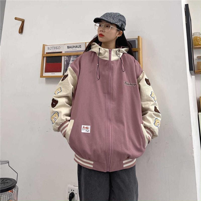 Women's Jackets Fashion Cartoon Jacket Women Loose Windbreaker Zip Hoodie 2022 Fall Hip Hop Outwear Parka CoatWomen's, Black
Women's Jackets Fashion Cartoon Jacket Women Loose Windbreaker Zip Hoodie 2022 Fall Hip Hop Outwear Parka CoatWomen's, Black