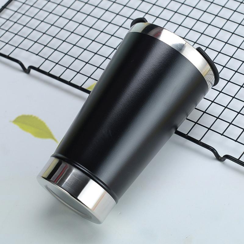 Mugs 500ML Vacuum Coffee Beer Cups Double Wall Insulated Travel Mug Stainless Steel Cup Car Portable Thermal Drop, Black
Mugs 500ML Vacuum Coffee Beer Cups Double Wall Insulated Travel Mug Stainless Steel Cup Car Portable Thermal Drop, Black