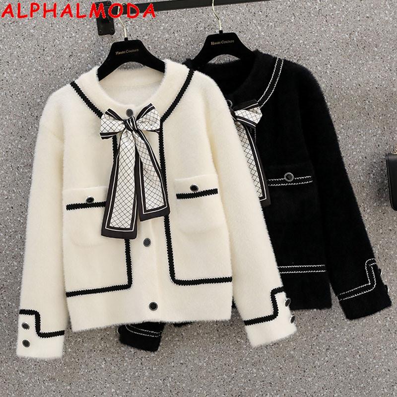 Women's Knits & Tees ALPHALMODA Chic Bow Single Breasted Loose Cardigan Women All Matching Fashion Casual Jacket Autumn Outfit, White
Women's Knits & Tees ALPHALMODA Chic Bow Single Breasted Loose Cardigan Women All Matching Fashion Casual Jacket Autumn Outfit, White