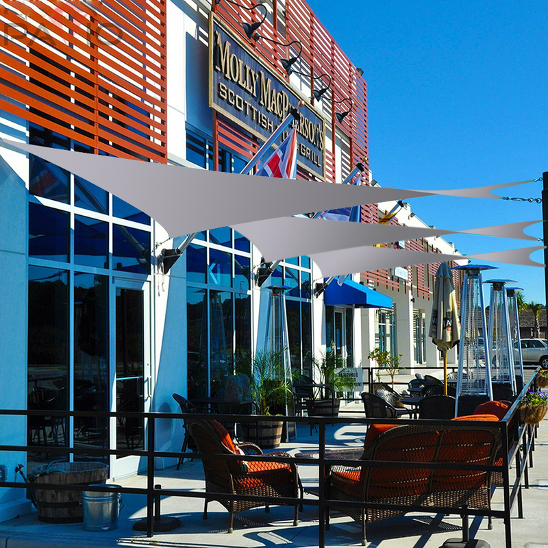 Sun Shade Sail Rectangle Waterproof Outdoor Canopy Garden Patio Party Sunscreen Awning 98% UV Block Sunshade Cloth Sun Shelter 220606