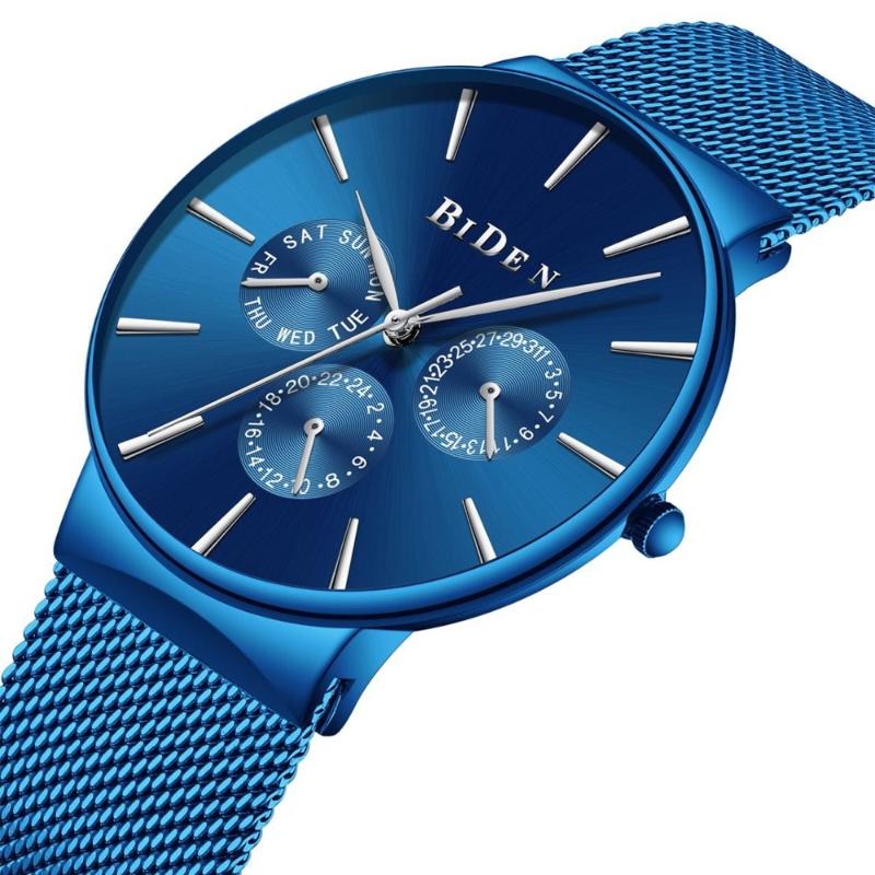 Wristwatches BIDEN Watch Men Quartz Watches 0047 Luxury Stainless Steel Waterproof Sport Casual Business Relogio Masculino
Wristwatches BIDEN Watch Men Quartz Watches 0047 Luxury Stainless Steel Waterproof Sport Casual Business Relogio Masculino