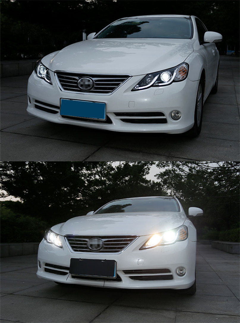 Full LED Head Lights Assembly For Toyota Mark X 2010-2013 Headlights Reiz DRL Front Lamp Dynamic Turn Signal Headlight LED Running Light