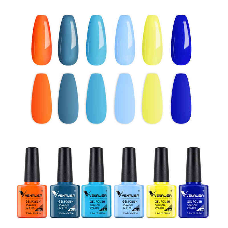 NXY Nail Gel Art Soak Off Polish Set Uv Led Color Topcoat Manicure Wholesale Lacquer Base 0328