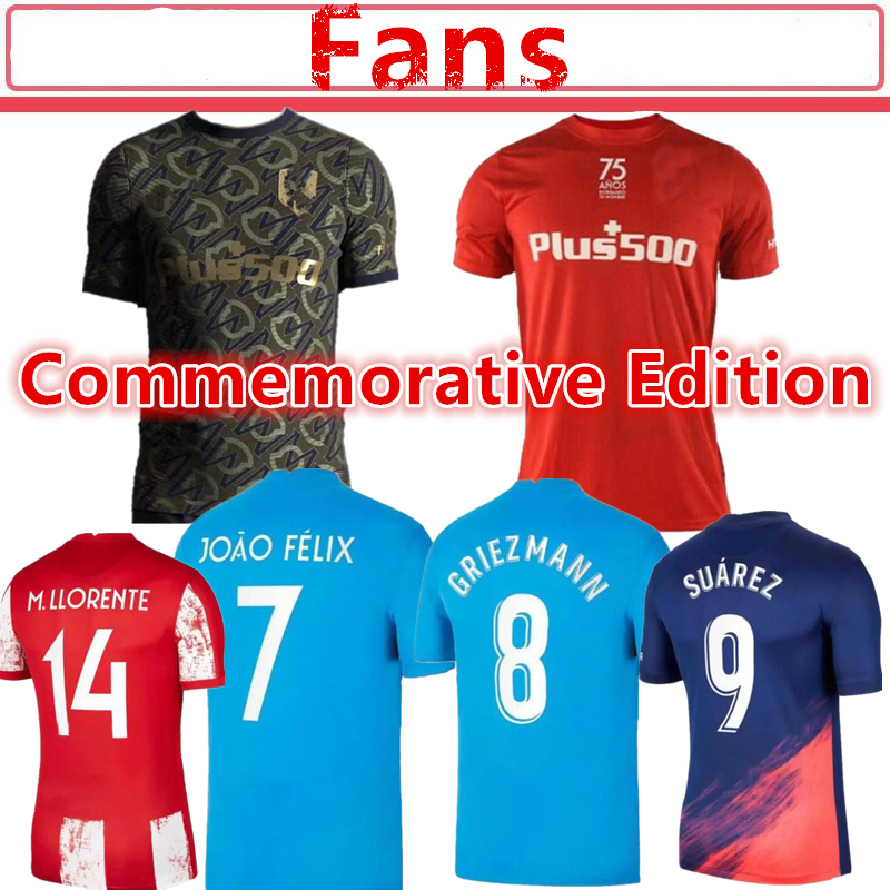 21 22 75 Th Atletico MadridS Soccer Jerseys SUAREZ GRIEZMANN JOAO FELIX 2021 2022 M. Llorente CORREA KOKE Camisetas de fútbol LEMAR CARRASCO kids kit + Men Football Shirt, Green
21 22 75 Th Atletico MadridS Soccer Jerseys SUAREZ GRIEZMANN JOAO FELIX 2021 2022 M. Llorente CORREA KOKE Camisetas de fútbol LEMAR CARRASCO kids kit + Men Football Shirt, Green