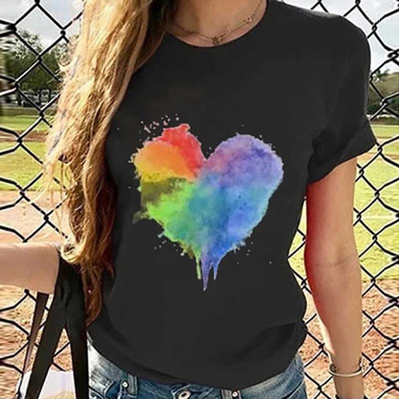 Women's T-Shirt Tshirt Women Plus Size Short Sleeve Heart Printed O-neck Tops Tee Ropa Mujer Top Harajuku T Shirt Haut Femme Z0622, Blue
Women's T-Shirt Tshirt Women Plus Size Short Sleeve Heart Printed O-neck Tops Tee Ropa Mujer Top Harajuku T Shirt Haut Femme Z0622, Blue
