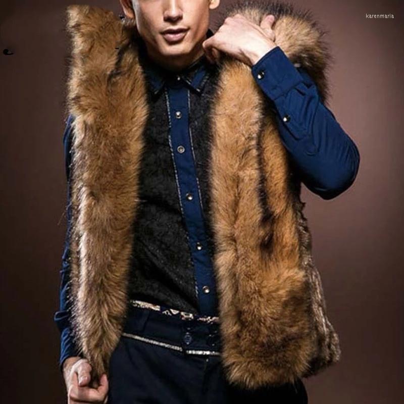 Men' Vests Fashion Winter Men Males Fur Vest Hoodie Hooded Thick Warm Waistcoats Sleeveless Coat Outerwear Jackets Plus Size -3XL Kare22
Men' Vests Fashion Winter Men Males Fur Vest Hoodie Hooded Thick Warm Waistcoats Sleeveless Coat Outerwear Jackets Plus Size -3XL Kare22