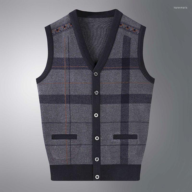 Men's Vests Knitted Vest Arrival Autumn Winter Cashmere Men Large V-neck Computer Thick Sleeveless Mens Sweater China Kare22, Dark grey
Men's Vests Knitted Vest Arrival Autumn Winter Cashmere Men Large V-neck Computer Thick Sleeveless Mens Sweater China Kare22, Dark grey