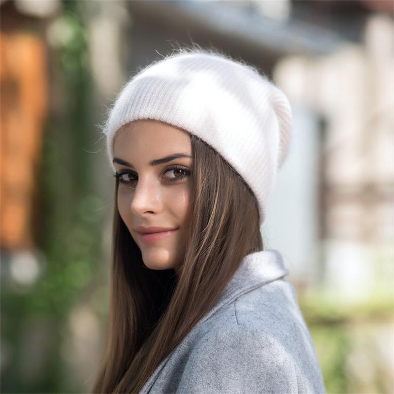 Berets Brand Fur Winter Hats Women Skullies Beanies Hat Female Warm Pure Color Adult Knitted Bonnet Cover Head Caps, White
Berets Brand Fur Winter Hats Women Skullies Beanies Hat Female Warm Pure Color Adult Knitted Bonnet Cover Head Caps, White