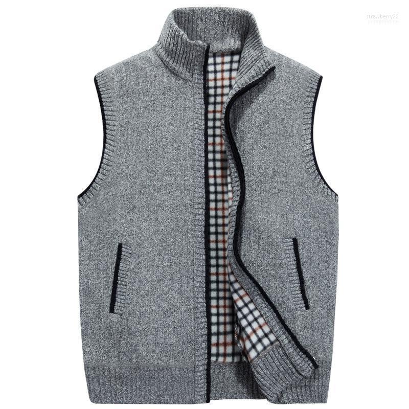 Autumn Winter Men Vests Casual Male Knitted Cardigan Waistcoat Thermal Mens Windproof Sleeveless Jackets Clothing1 Stra22, Khaki
Autumn Winter Men Vests Casual Male Knitted Cardigan Waistcoat Thermal Mens Windproof Sleeveless Jackets Clothing1 Stra22, Khaki