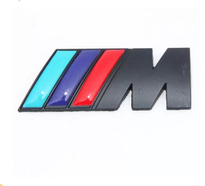 BMW M Sport Metal Emblem Sticker Side Wing Fender Power LOGO Badge F10 F20 F30 F34 X5 X6 X1 M3 M5 M4 F01 F02 E71 F87 E46