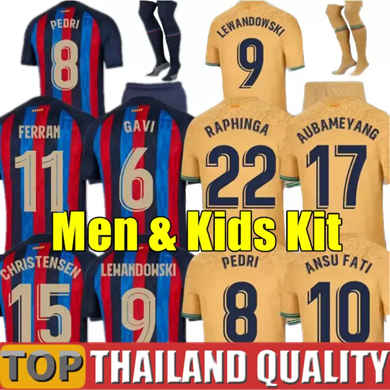 22 23 LEWANDOWSKI PEDRI Soccer Jersey Breathable ADAMA AUBA FERRAN Camiseta De Football ANSU FATI GAVI RAPHINHA 2022 2023 DEST Shirt Kits Men Women Kids Set Barca, 21/22 3rd - men
22 23 LEWANDOWSKI PEDRI Soccer Jersey Breathable ADAMA AUBA FERRAN Camiseta De Football ANSU FATI GAVI RAPHINHA 2022 2023 DEST Shirt Kits Men Women Kids Set Barca, 21/22 3rd - men