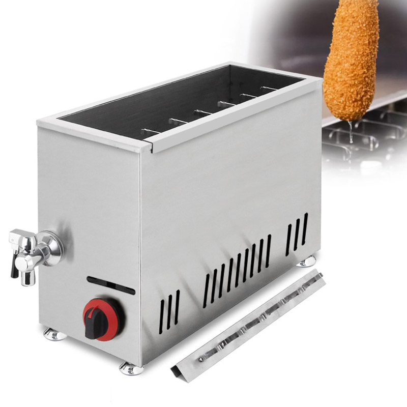 BEIJAMEI Commercial Automatic 25L Cheese Dog Sticks Fryer Machine Electric Deep Korean Corn Dog Frying Snack Equipment