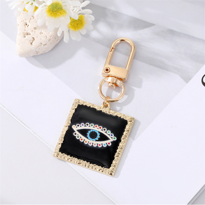 Colorful Enamel Evil Eye Keychains Car Bag Decorate Key Chain