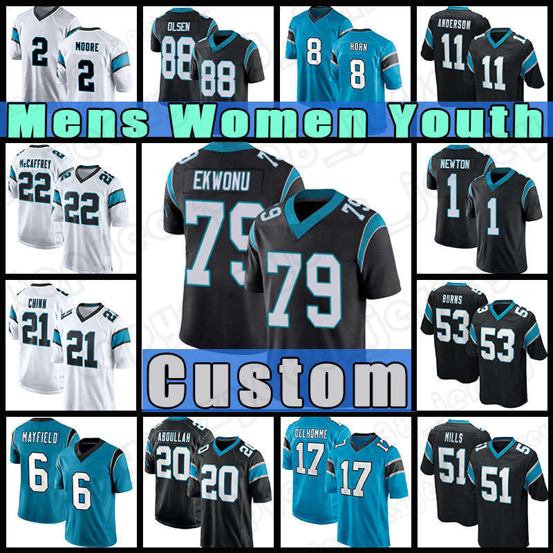 79 Ikem Ekwonu 6 Baker Mayfield 22 Christian McCaffrey 8 Jaycee Horn Football Panther Jersey 14 Sam Darnold 53 Brian Burns 12 DJ Moore Donte Jackson Cam Newton Kuechly, Custom men(h b)
79 Ikem Ekwonu 6 Baker Mayfield 22 Christian McCaffrey 8 Jaycee Horn Football Panther Jersey 14 Sam Darnold 53 Brian Burns 12 DJ Moore Donte Jackson Cam Newton Kuechly, Custom men(h b)