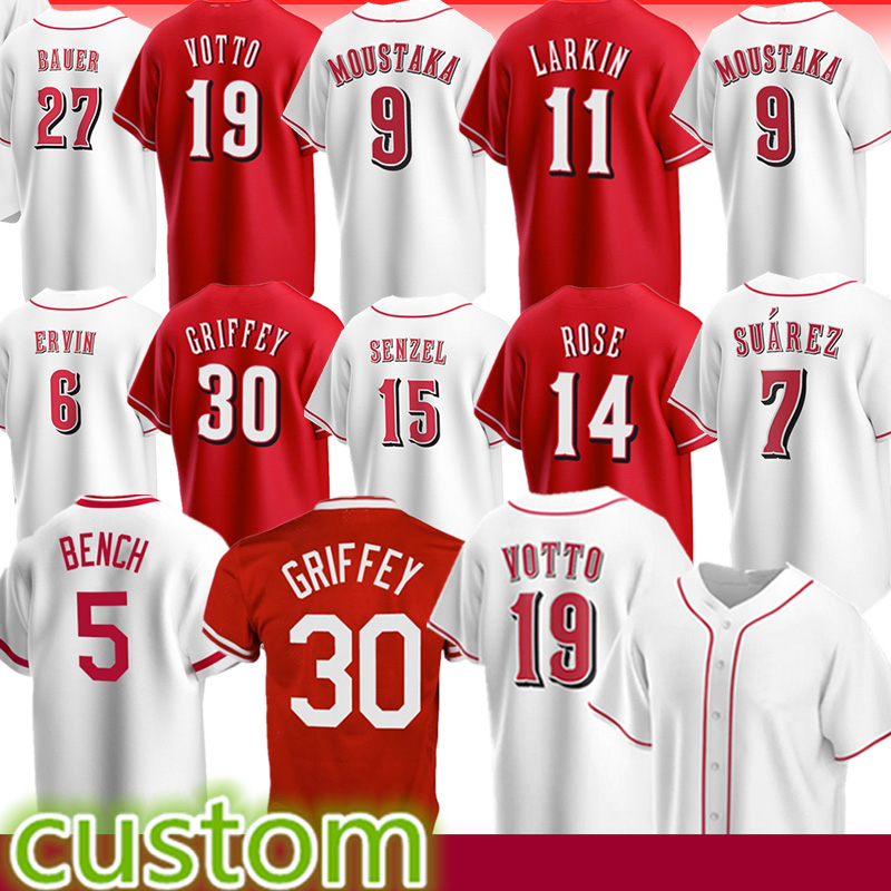 Cincinnati Joey Votto 5 Johnny Bench Baseball Jersey Barry Larkin Pete Rose Eugenio Suarez Ken Griffey Jr Jonathan India Aristides Aquino TJ Friedl Kyle Farmer Red, Mens(hongren)retro 
Cincinnati Joey Votto 5 Johnny Bench Baseball Jersey Barry Larkin Pete Rose Eugenio Suarez Ken Griffey Jr Jonathan India Aristides Aquino TJ Friedl Kyle Farmer Red, Mens(hongren)retro