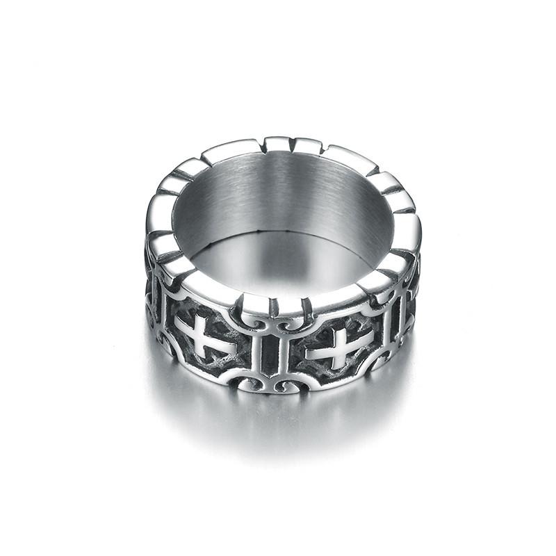 Wedding Rings Vintage Punk Rock Christian Religion Cross Ring 316 L Stainless Steel For Men Jewelry GiftWedding
Wedding Rings Vintage Punk Rock Christian Religion Cross Ring 316 L Stainless Steel For Men Jewelry GiftWedding
