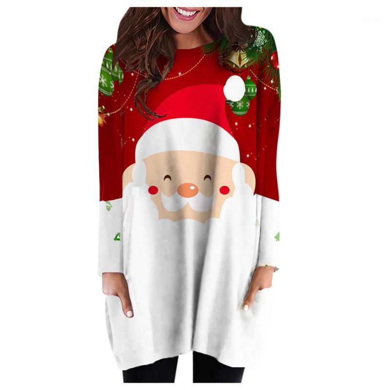 Women's Blouses & Shirts Fashion Casual Christmas Prints O-Neck Long Sleeves Sweatshirts Dress Blouse Female Pullover Tops Blusas 2022, Red
Women's Blouses & Shirts Fashion Casual Christmas Prints O-Neck Long Sleeves Sweatshirts Dress Blouse Female Pullover Tops Blusas 2022, Red