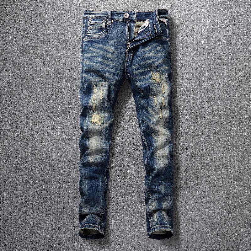 Men's Jeans Top Quality Classical Men Cotton Fashion Black Color Slim Fit Buttons Casual Pants Simple Brand Designer MenMen's Heat22, Rl635 navy blue
Men's Jeans Top Quality Classical Men Cotton Fashion Black Color Slim Fit Buttons Casual Pants Simple Brand Designer MenMen's Heat22, Rl635 navy blue