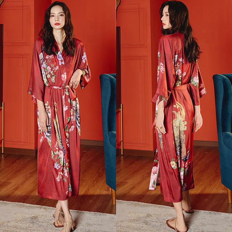 Women's Sleepwear Sexy Woman Nightie Home Clothes 2022 Dressing Gowns Womens Pijamas Silk Brideal Kimono Bathrobes Wedding Pajamas Satin Sle, Blue
Women's Sleepwear Sexy Woman Nightie Home Clothes 2022 Dressing Gowns Womens Pijamas Silk Brideal Kimono Bathrobes Wedding Pajamas Satin Sle, Blue