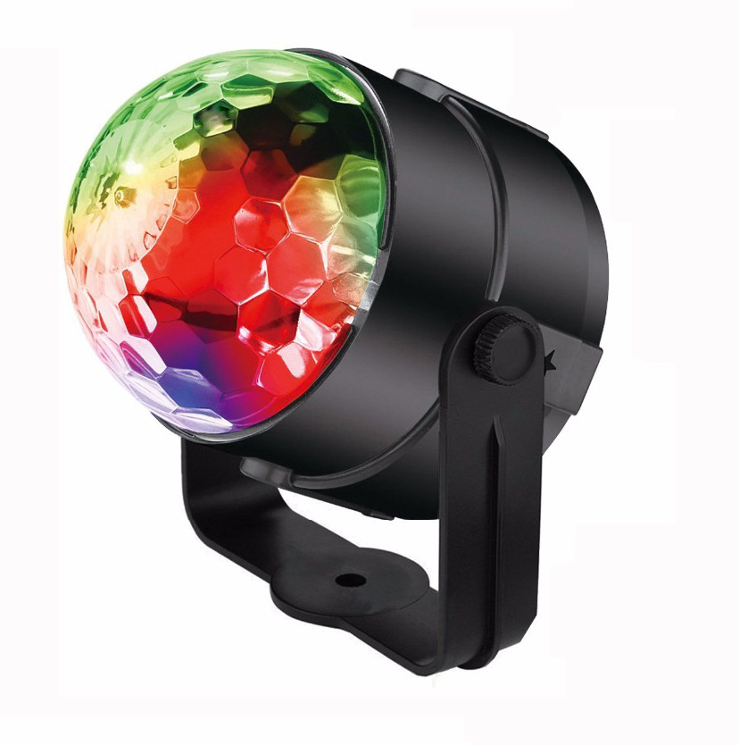 Party lights DISCO BALL 3w Led Strobe Stage lighting with remote controller for DJ Bar Karaoke Xmas Wedding Show Club Pub